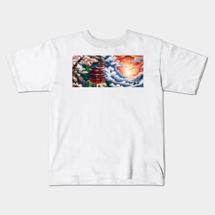 Hokusai's Fantasy 5 Kids T-Shirt